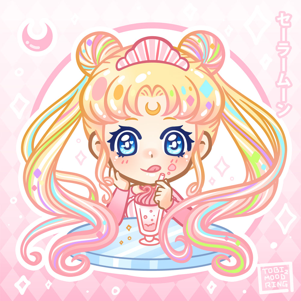 Sailor Usagi - 5x5 Mini Print