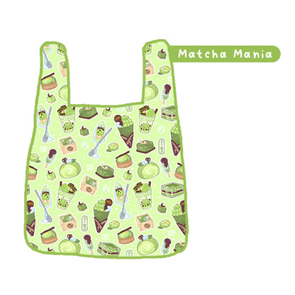 Matcha Mania - Foldable Shopping Bag