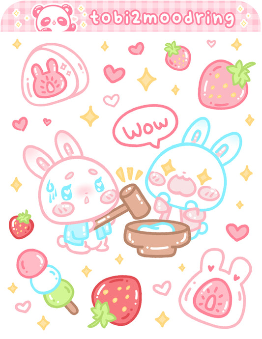 Mochi Bunny - Planner Sticker Sheet