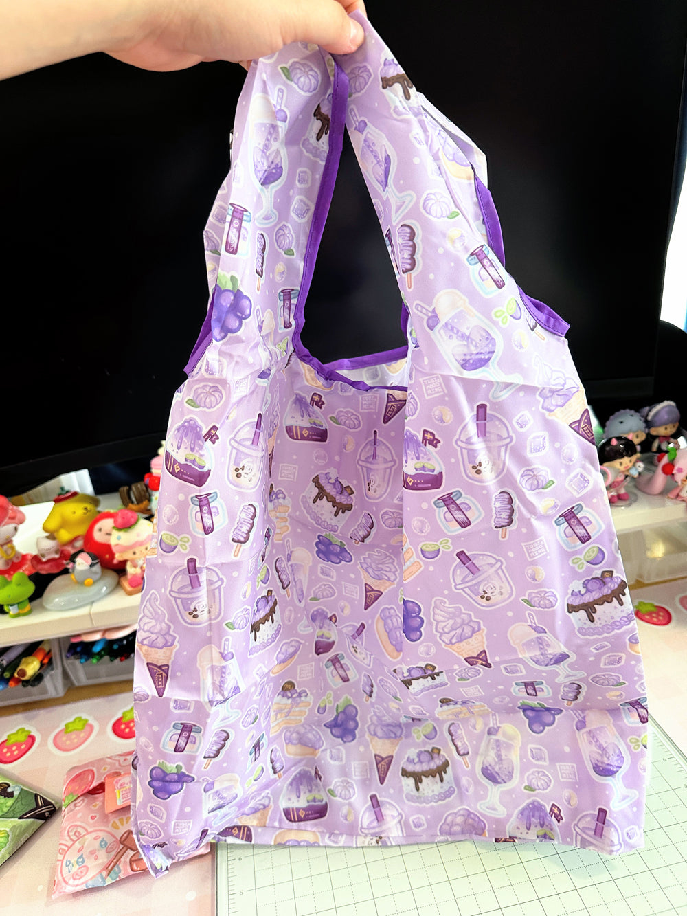 Grape Gush - Foldable Shopping Bag