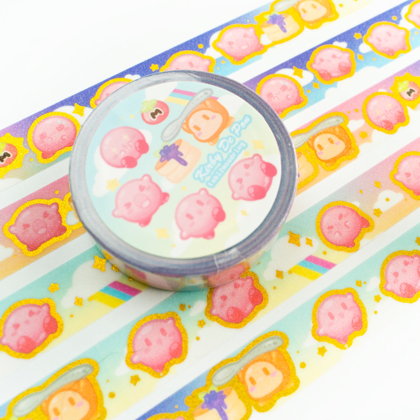 Kirby De Pon - Gold Foil + Glitter Washi Tape