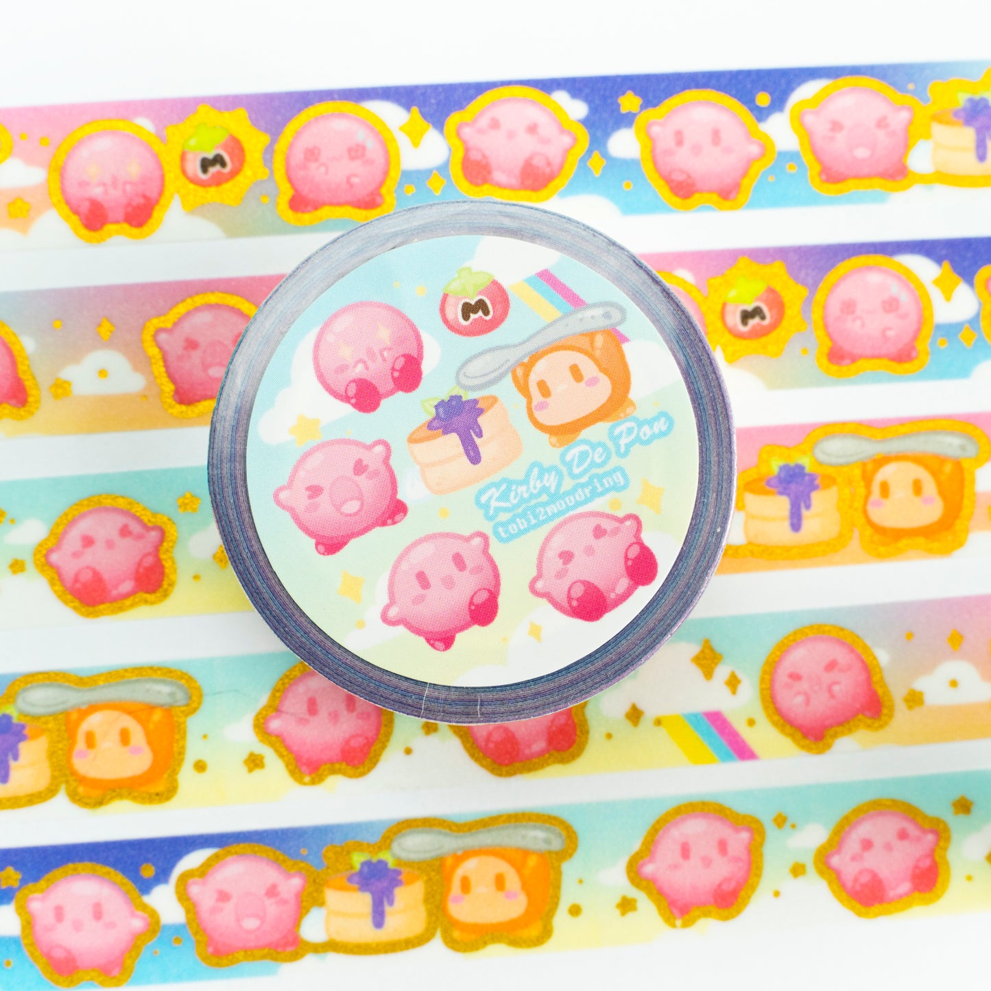 Kirby De Pon - Gold Foil + Glitter Washi Tape