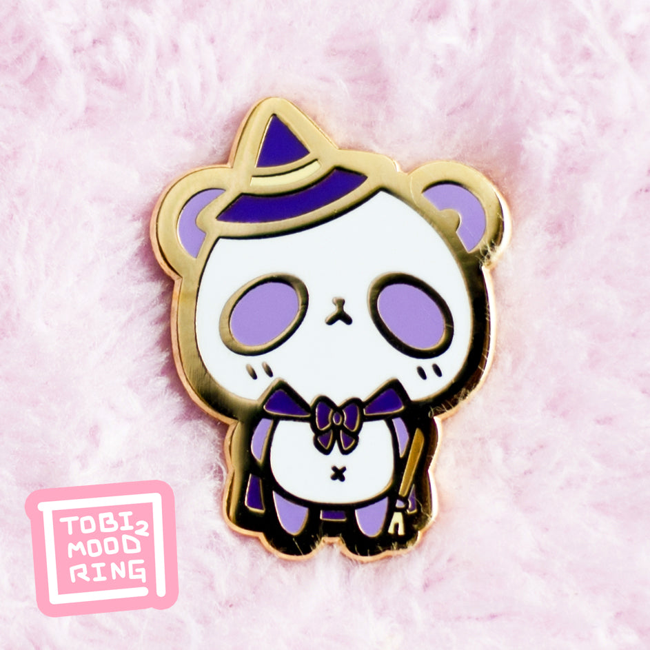 Panda Witch - Mini Halloween Pin