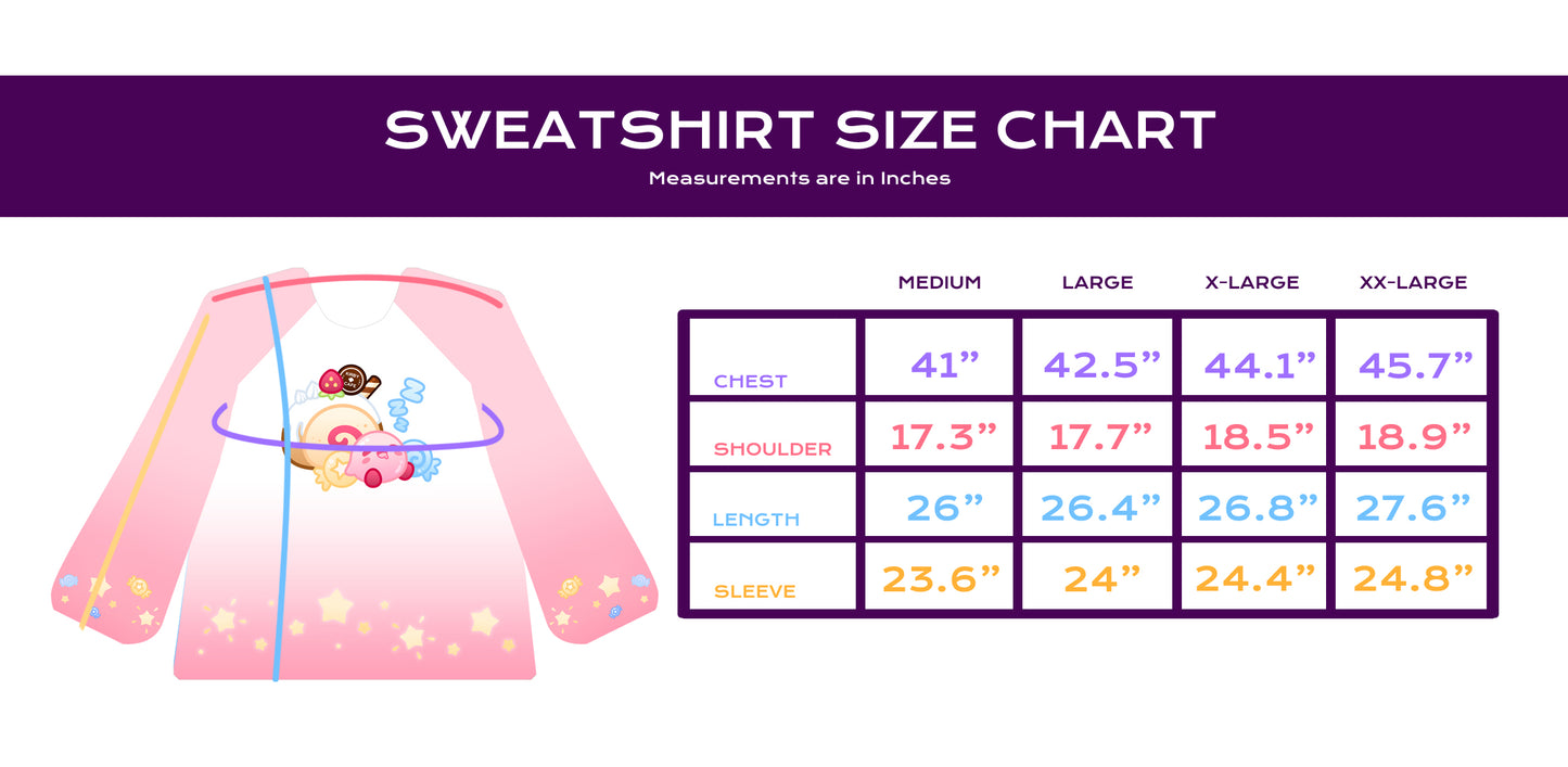 Kirby Sweet Dreams Sweatshirt - BLUE