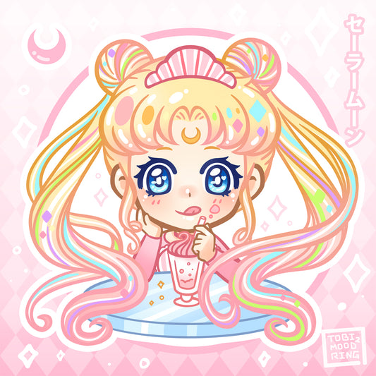 Sailor Usagi - 5x5 Mini Print