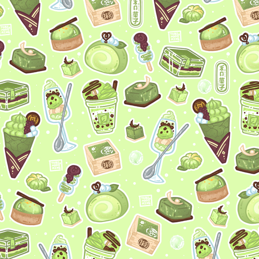 Matcha Chocolate Desserts - Glasses Cleaning Cloth