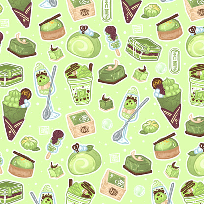 Matcha Chocolate Desserts - Glasses Cleaning Cloth