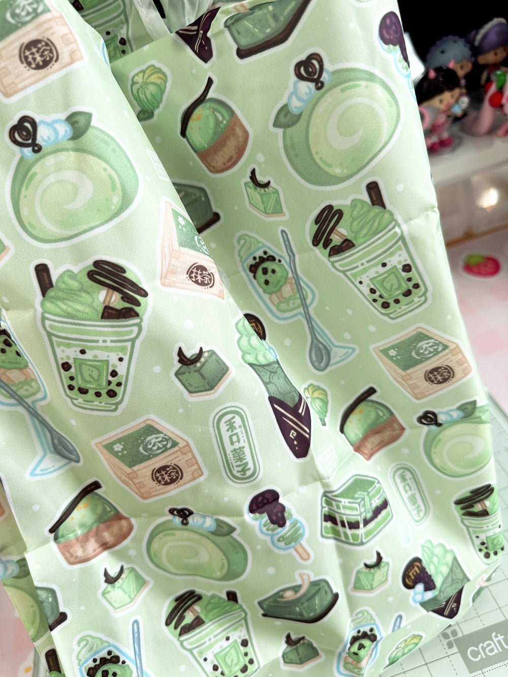 Matcha Mania - Foldable Shopping Bag
