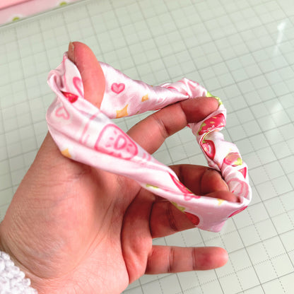Strawberry Bunny - Scrunchie