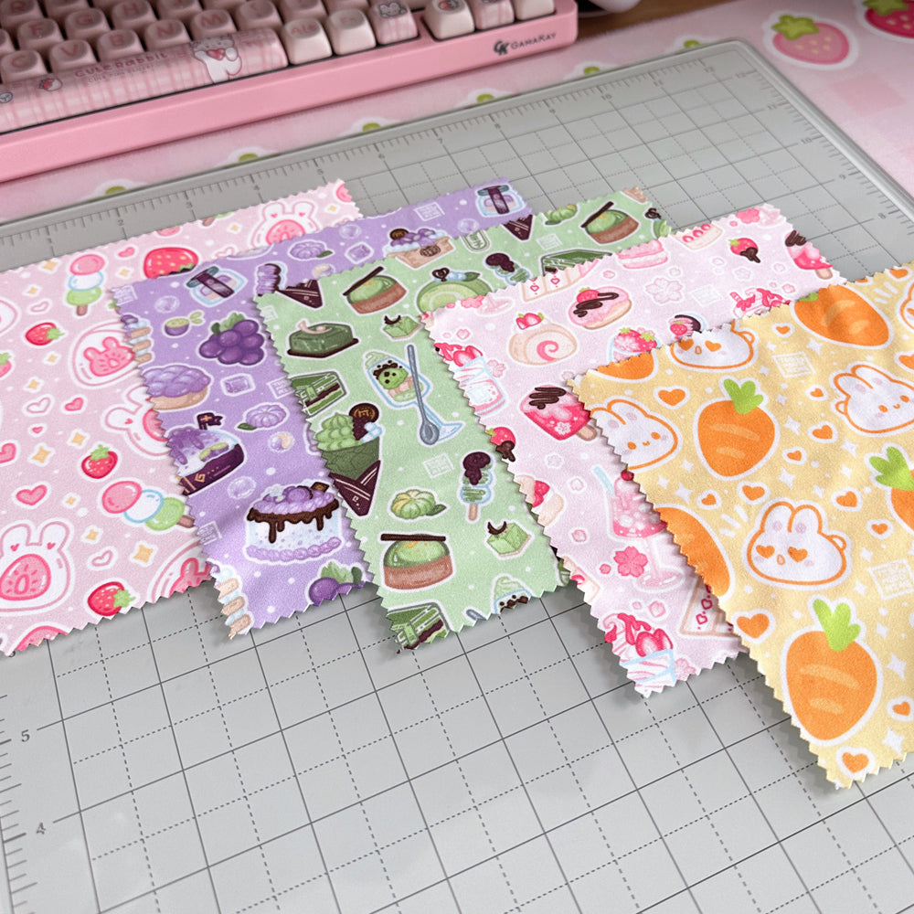 Strawberry Mochi Bunny - Glasses Cleaning Cloth