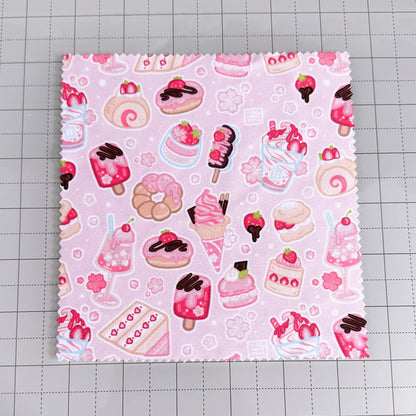 Sakura Strawberry Desserts - Glasses Cleaning Cloth