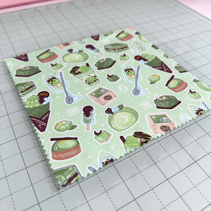 Matcha Chocolate Desserts - Glasses Cleaning Cloth