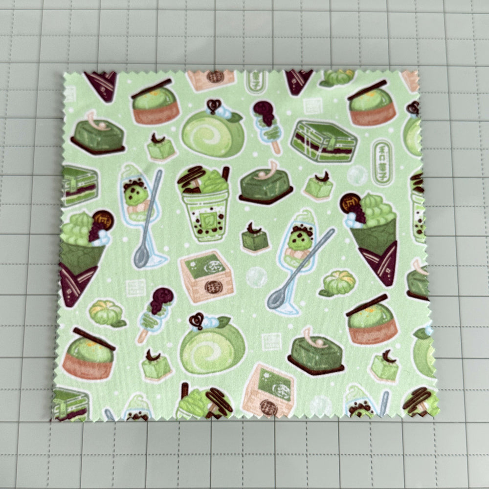 Matcha Chocolate Desserts - Glasses Cleaning Cloth