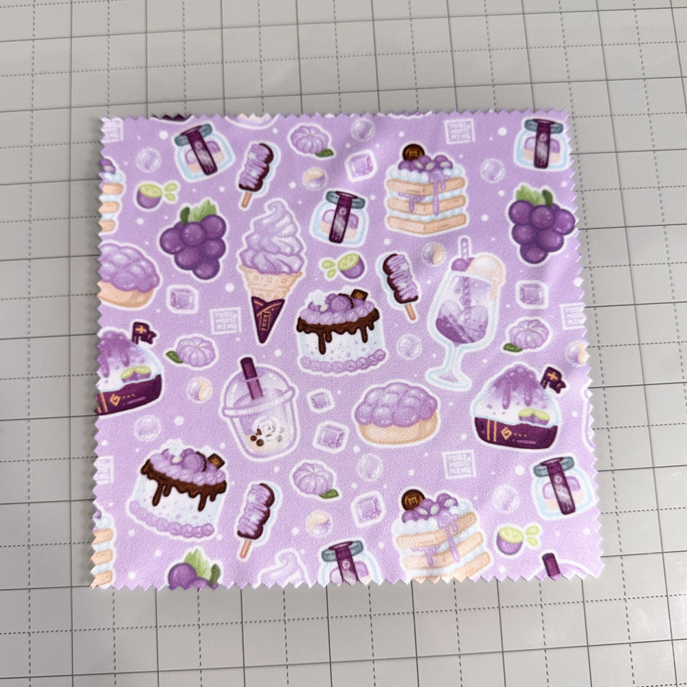 Juicy Grape Desserts - Glasses Cleaning Cloth