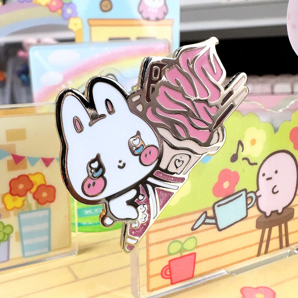Bunny Creme - Enamel Pin