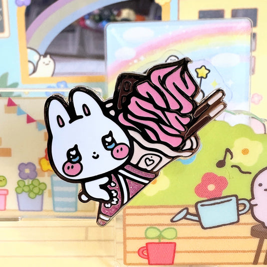 Bunny Creme - Enamel Pin