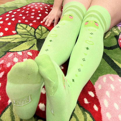 Froggie Days - Thigh High Socks