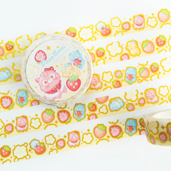 Paca Berri - Gold Foil + Glitter Washi Tape