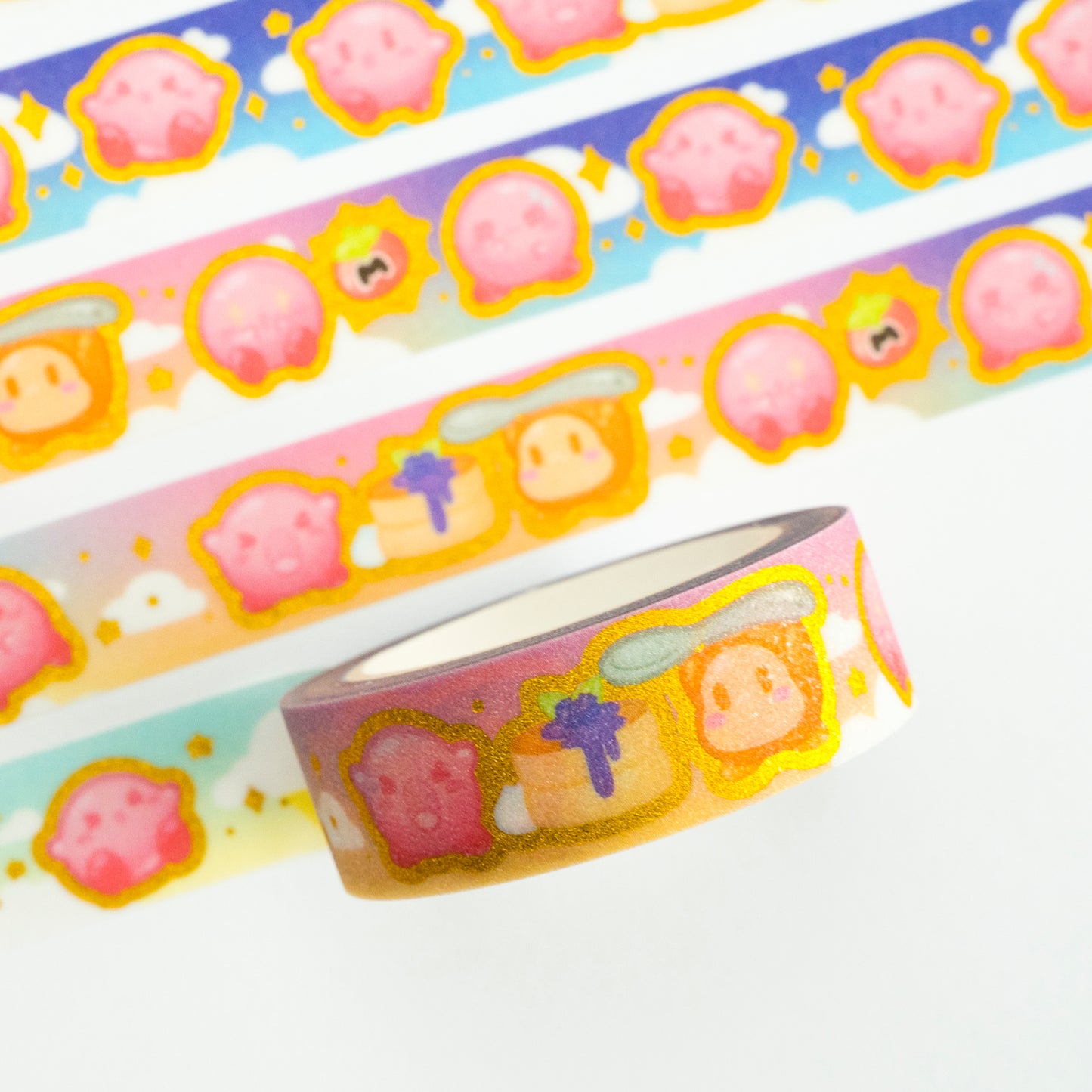 Kirby De Pon - Gold Foil + Glitter Washi Tape