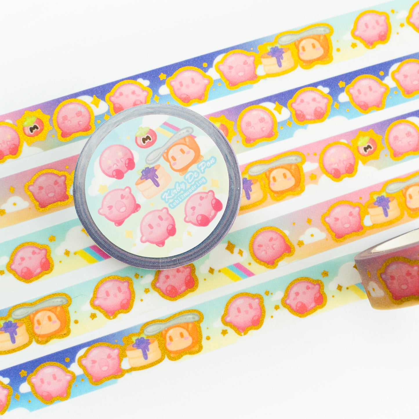 Kirby De Pon - Gold Foil + Glitter Washi Tape