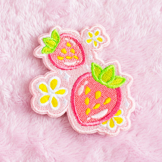 Strawberries - Iron On Patch