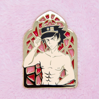 Jotaro Stained Glass Enamel pin - LIMITED EDITION