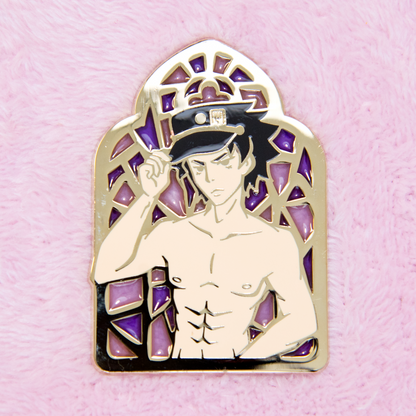 Jotaro Stained Glass Enamel pin - LIMITED EDITION