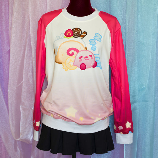 Kirby Sweet Dreams Sweatshirt - HOT PINK