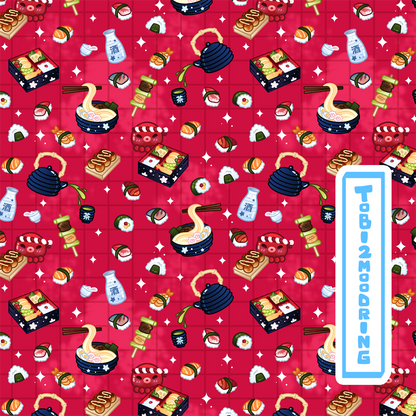 おしい Japanese Foods - Crop Top