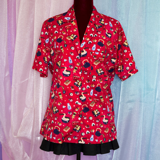 Japanese Foods Shirt - RED