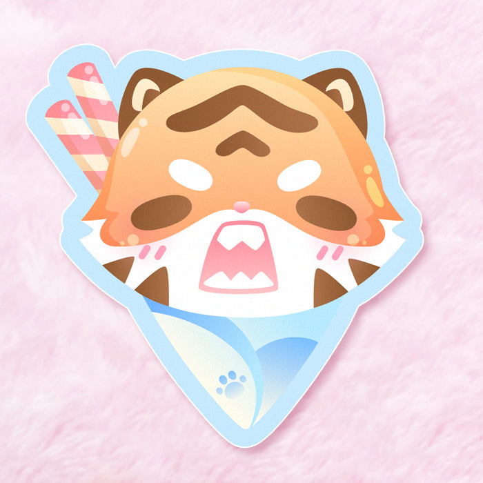 Tora Crepe Vinyl Sticker