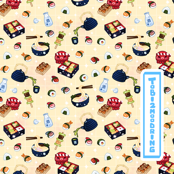 Japanese Foods Shirt - YELLOW